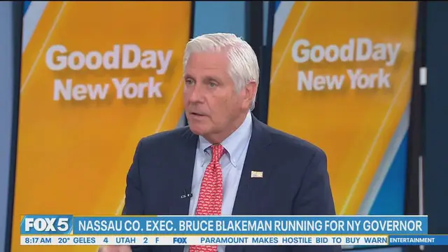 Video thumbnail for Bruce Blakeman announces run for NY Governor: FULL INTERVIEW
