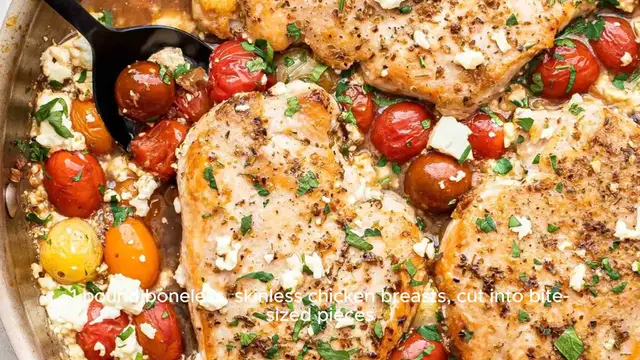 Video thumbnail for Chicken Rice Feta Tomatoes Recipe