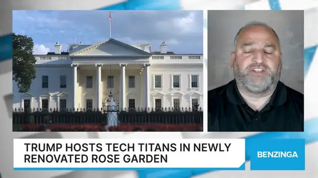 'Video thumbnail for Trump Hosts Tech Titans In Newly Renovated Rose Garden'