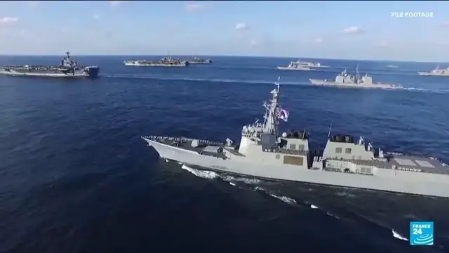 Video thumbnail for US and South Korea begin military drills despite Trump call to scale back