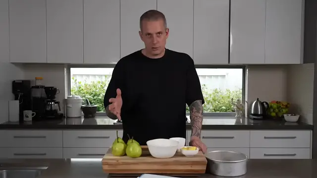 Video thumbnail for A favourite dessert in our house   simple Pear Tarte Tatin(720P HD)