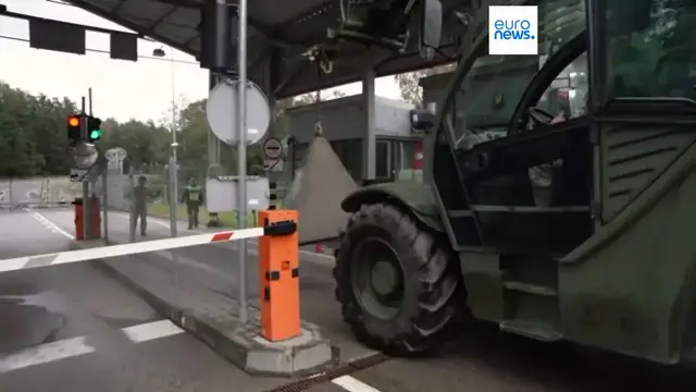'Video thumbnail for Lithuania has installed so-called 'dragon's teeth' on the border with Russia'