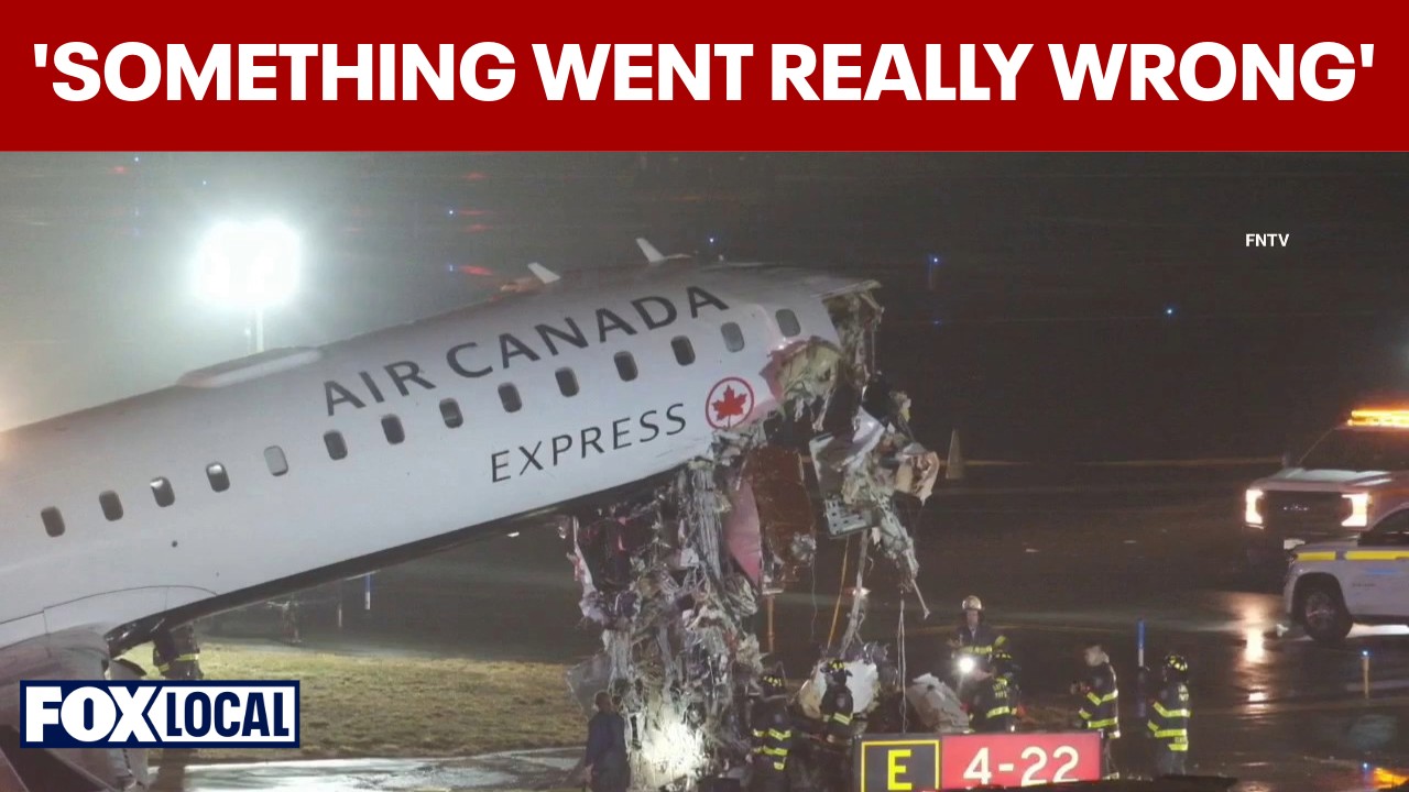 Video thumbnail for Aviation expert says 'something went really wrong' at LaGuardia airport