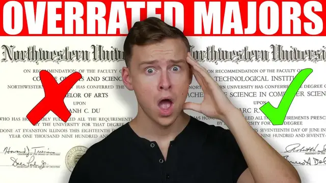 Video thumbnail for shane hummus: most overrated college degrees? avoid these majors!