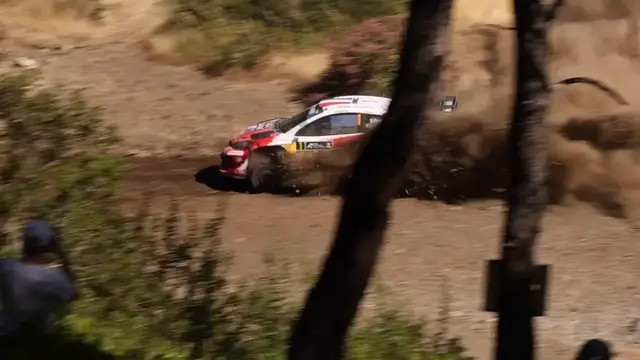 Video thumbnail for Greece: Drivers face rugged gravel stages on final day of Acropolis Rally in Greece.
