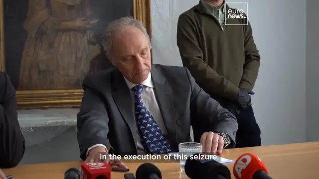 'Video thumbnail for Argentina recovers Nazi-looted painting missing for 80 years after surfacing in online listing'