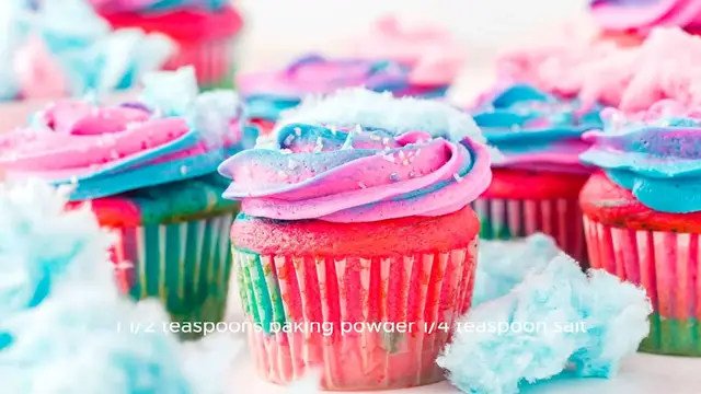 Video thumbnail for Cotton Candy Cupcakes Recipe