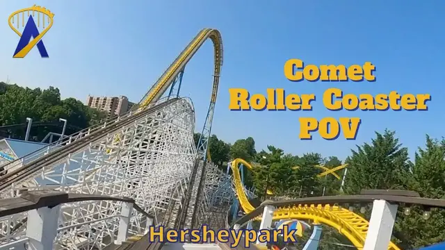 'Video thumbnail for Comet Roller Coaster POV at Hersheypark'