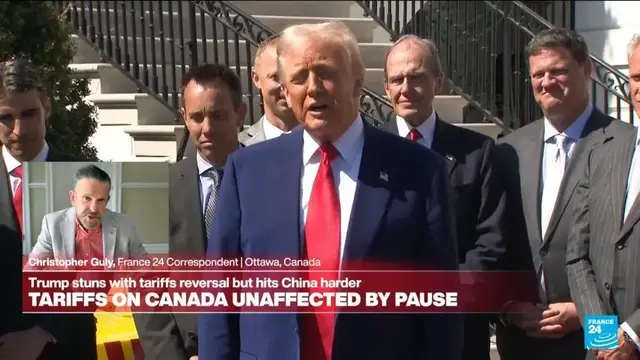 Video thumbnail for FRANCE 24's Christopher Guly reports on the impact of Trump's tariffs on Canada's election