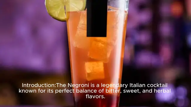 Video thumbnail for Classic Negroni Recipes