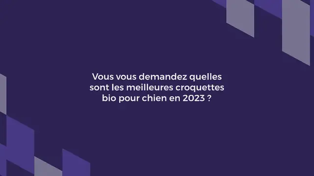 Video thumbnail for Les 10 meilleures croquettes bio pour chien en 2023