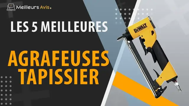 Video thumbnail for ⭐️ MEILLEUR AGRAFEUSE TAPISSIER - Avis & Guide d'achat (Comparatif 2023)