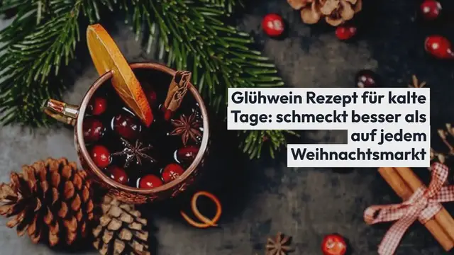 Video thumbnail for Glühwein selber machen – Das klassische Rezept