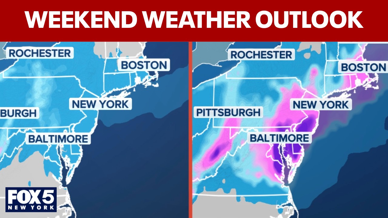 Video thumbnail for Talking possible weekend New York City nor'easter