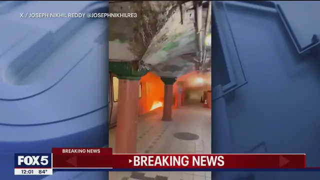 'Video thumbnail for PATH train fire caused delays, suspensions in Jersey City'