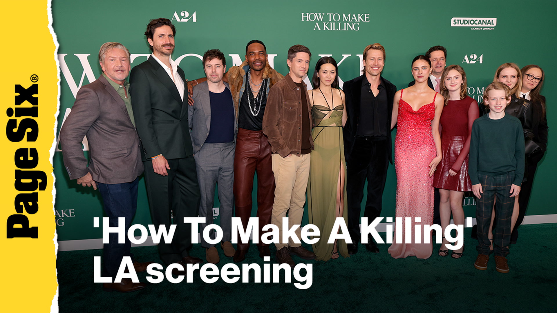Video thumbnail for Margaret Qualley, Glen Powell and more attend the 'How To Make A Killing' LA screening