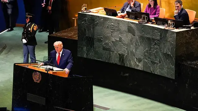 'Video thumbnail for Trump slams UN, Europe in fiery UN General Assembly speech'