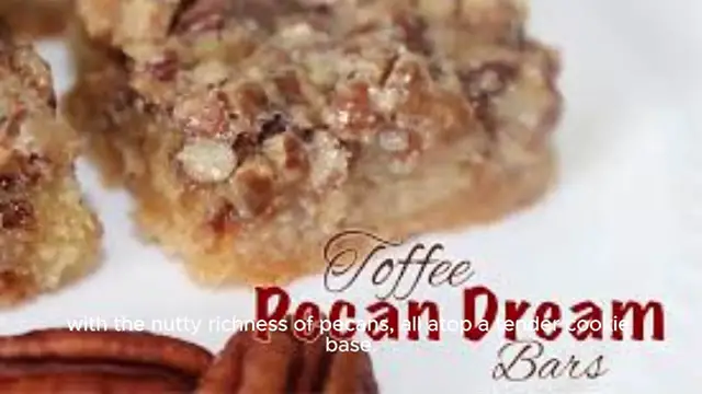 Video thumbnail for Toffee Pecan Dream Bars
