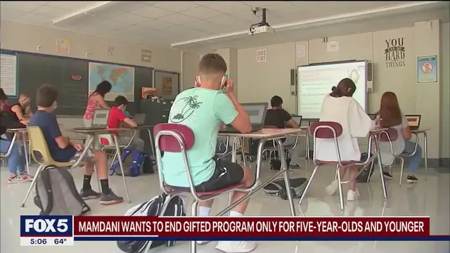 'Video thumbnail for Mamdani wants to end gifted program only for 5-year-olds and younger'