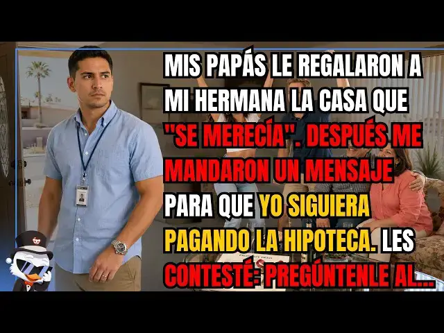 Video thumbnail for Mis papás le regalaron a mi hermana la casa que "se merecía". Después me mandaron un mensaje para...