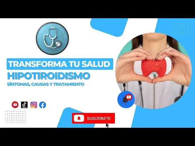 'Video thumbnail for HIPOTIROIDISMO: SÍNTOMAS, CAUSAS Y TRATAMIENTO'