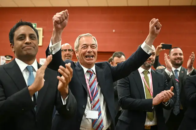 Video thumbnail for England elections: Reform UK party wins by-election