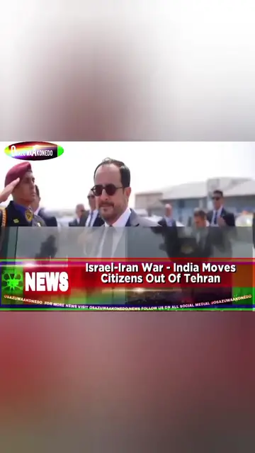 Video thumbnail for Israel-Iran War - India Moves Citizens Out Of Tehran
