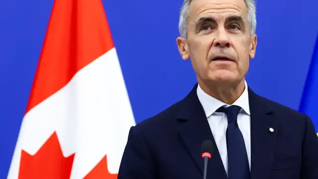 Video thumbnail for Carney pushes Canada-EU ties beyond trade