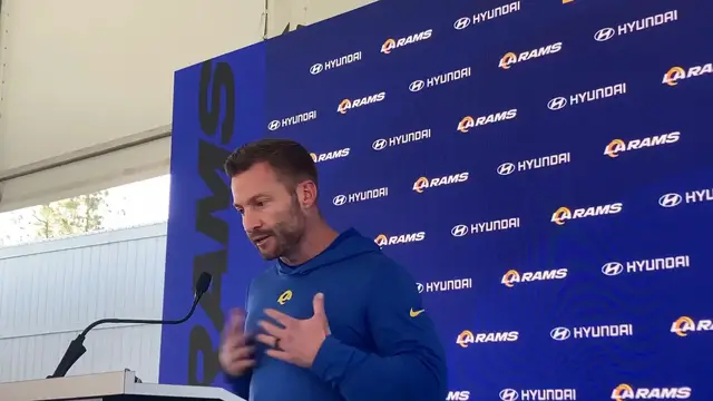 Video thumbnail for Los Angeles Rams HC Sean McVay on Learnings Over the Years and More