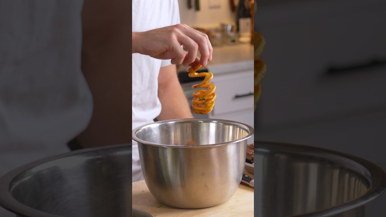 Video thumbnail for Crispy Homemade Curly Fries You’ll Want to Make Tonight