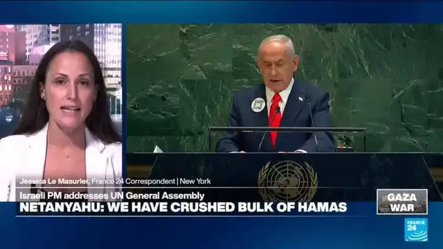 'Video thumbnail for Takeaways from Benjamin Netanyahu's speech at the UN General Assembly'