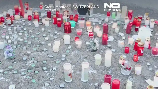 Video thumbnail for Swiss authorities work to identify victims of deadly New Year's fire at Le Constellation