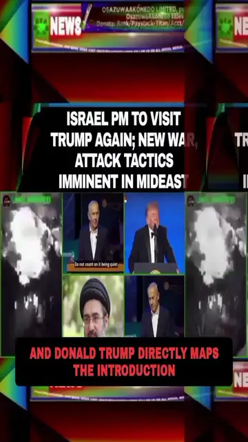 Video thumbnail for Israel PM To Visit Trump Again; New War, Attack Tactics Imminent In Mideast