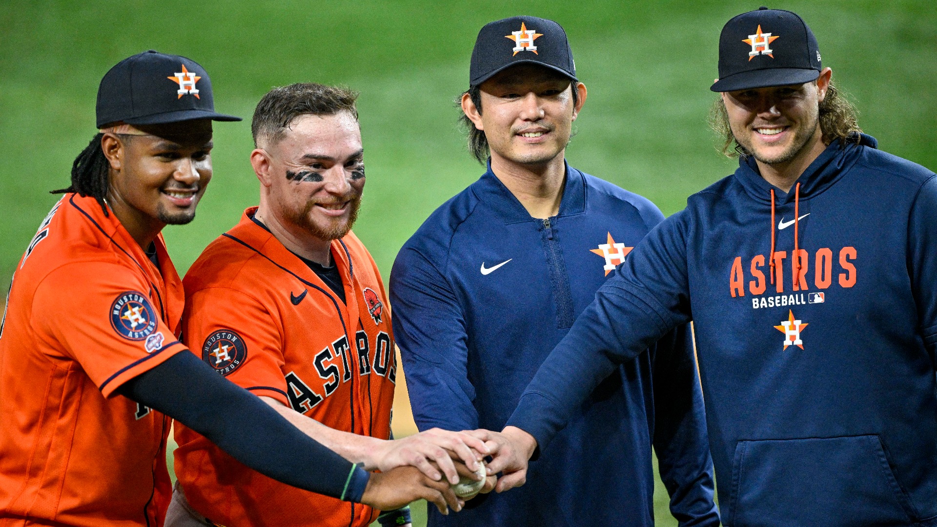 Video thumbnail for Astros Pull Off Combined No-Hitter in Win vs. Rangers