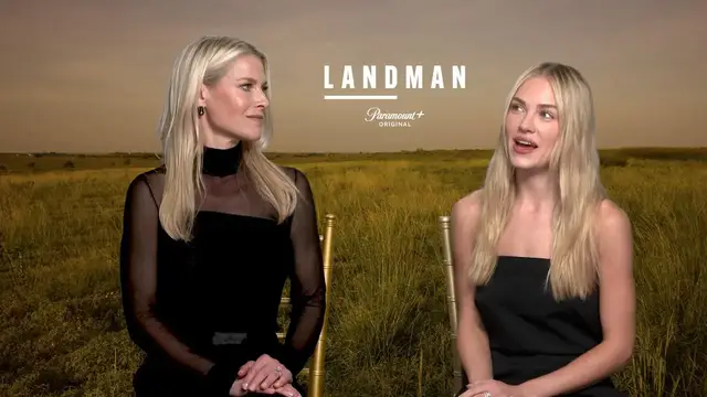 'Video thumbnail for 'Landman's Michelle Randolph Hasn't Been Asked To Reprise '1923' Role In Taylor Sheridan's'1944' Yet'
