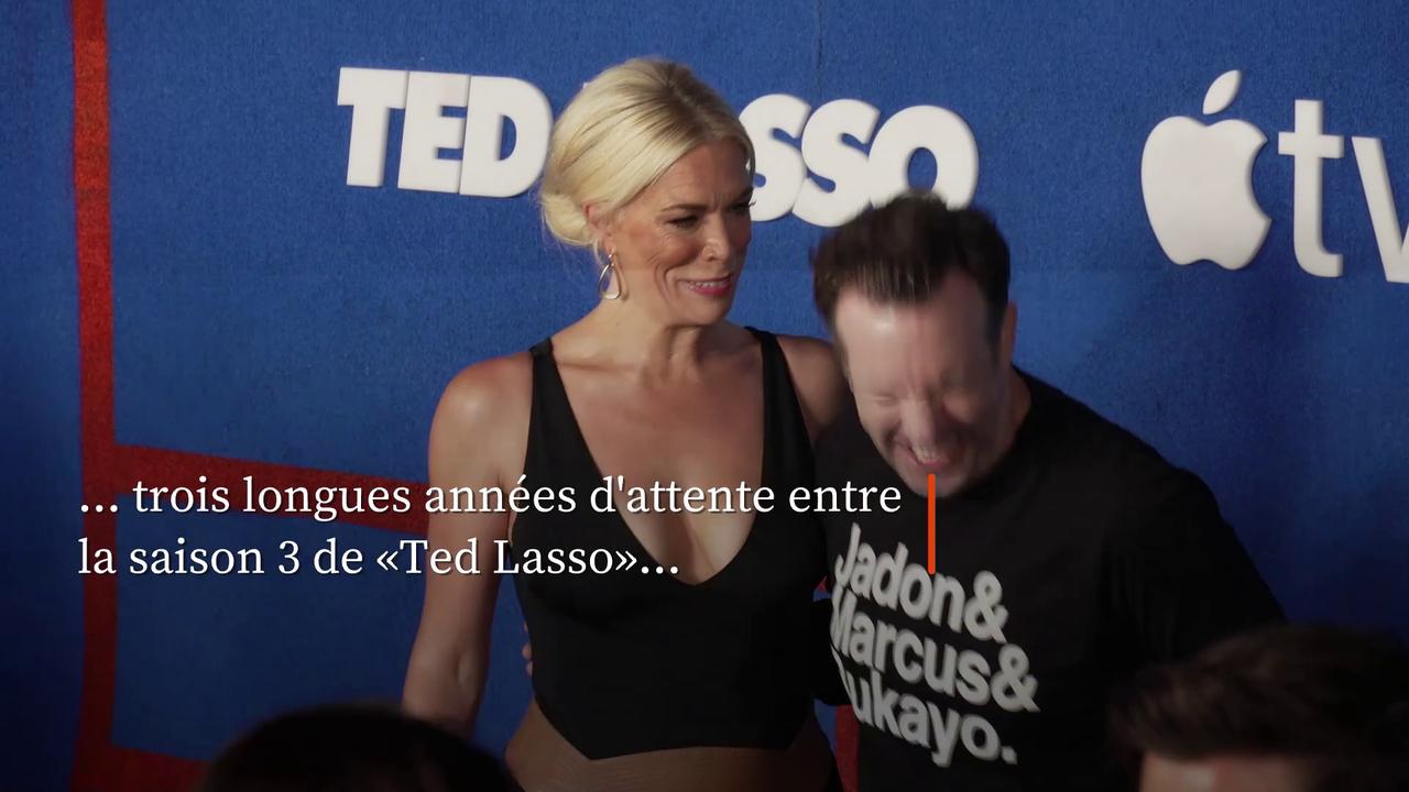 Video thumbnail for Est-ce la guerre entre Hannah Waddingham et Jason Sudeikis sur le tournage de «Ted Lasso»?.