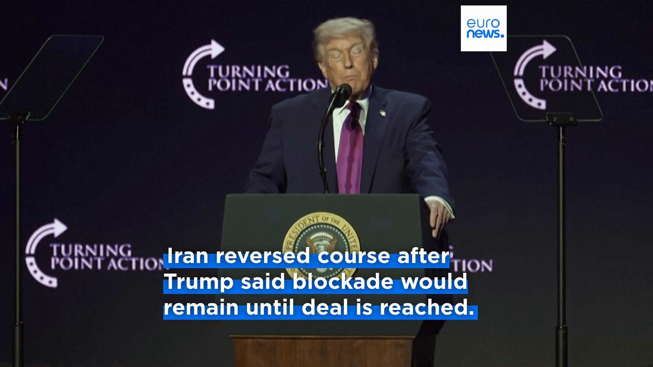 Video thumbnail for Iranian gunboats fire on tanker transiting the Strait of Hormuz, UK military says