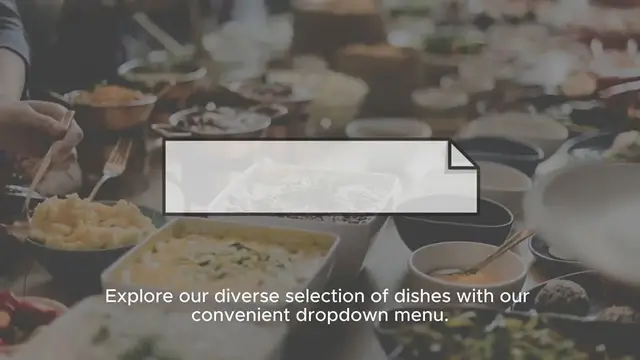 Video thumbnail for  Dropdown Menu & Prices