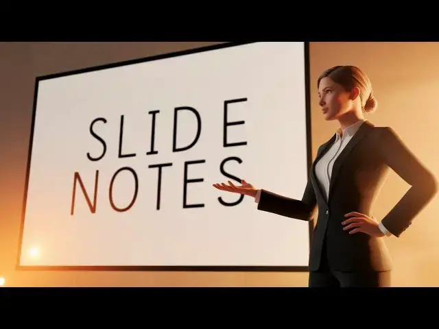 Video thumbnail for PowerPoint - How to Add Notes for Each Slide with the Notes Feature