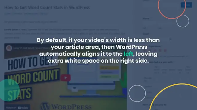 Video thumbnail for Beginner’s Guide: How to Center Align a Video in WordPress