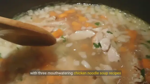 Video thumbnail for Delicious Chicken Noodle Soup Recipes You Must Try!