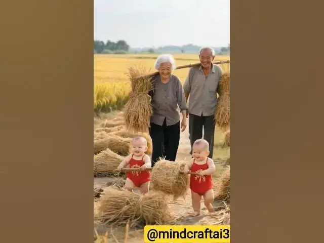 Video thumbnail for Tiny Heroes in the Wheat Farm – These Babies Just Taught Us a Big Life Lesson! ❤️ #wheat #babies