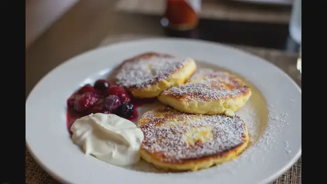 Video thumbnail for Quick and Easy Blueberry Pancakes for the Win