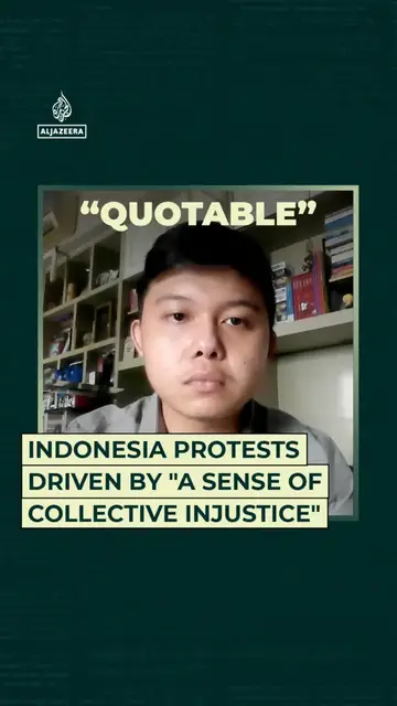 'Video thumbnail for Indonesia protest driven by “a sense of collective anger”'