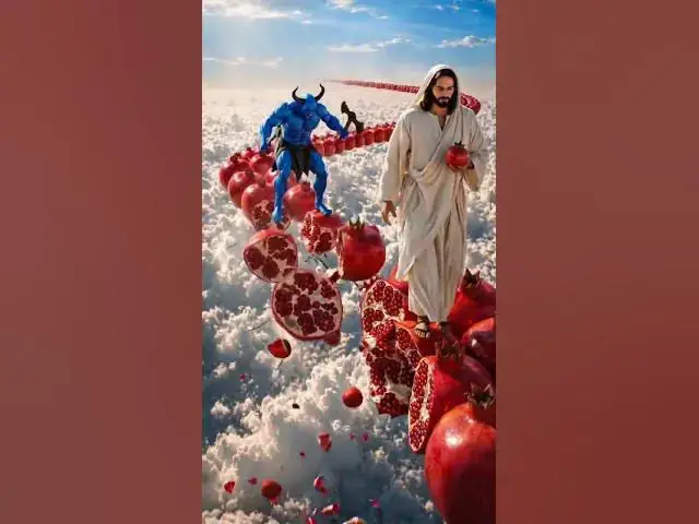 Video thumbnail for Jesus walk the pomegranate☺️ #amen#jesus #oraçãoforte#oraçaodamanhã#oraçãodanoite#oraçãododia#shorts