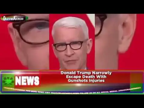 Video thumbnail for Donald Trump Narrowly Escape Death With Gunshots Injuries ~ OsazuwaAkonedo