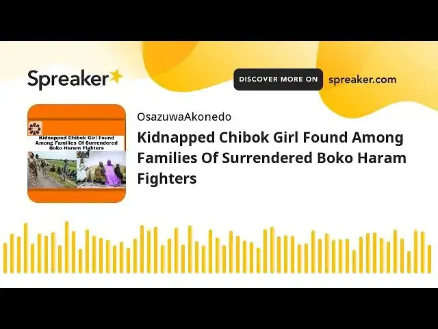 Video thumbnail for Kidnapped Chibok Girl Found Among Families Of Surrendered Boko Haram Fighters