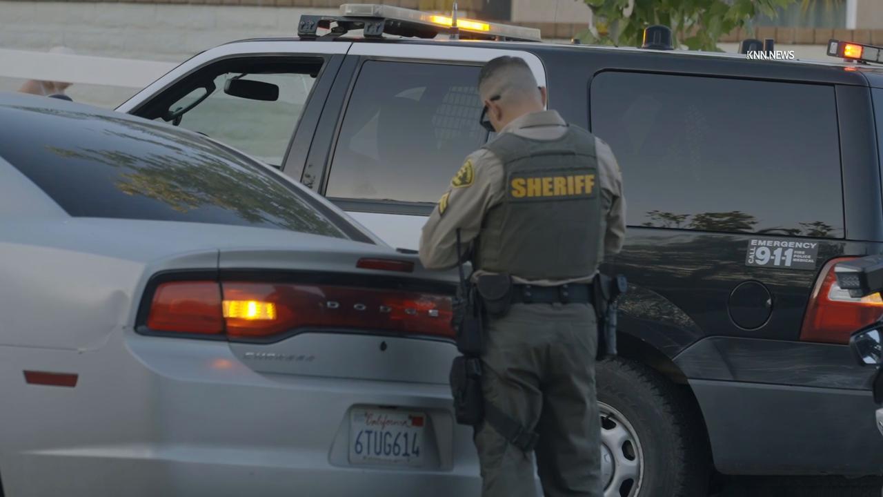 Video thumbnail for US, Los Angeles: Santa Clarita Deputy Rushed to Hospital After E-Motorcycle Rider Rams Him Into Lightpole.