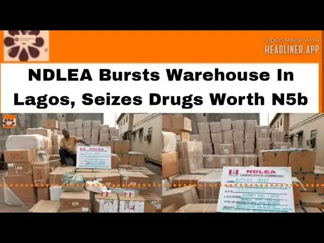 Video thumbnail for NDLEA Bursts Warehouse In Lagos, Seizes Drugs Worth N5b ~ OsazuwaAkonedo