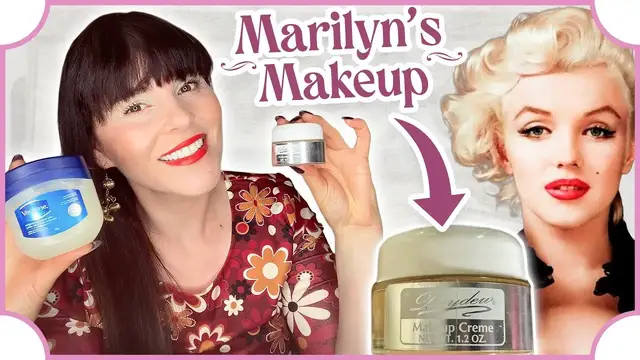 Video thumbnail for I tried Marilyn Monroe's REAL Foundation for a week (Vaseline primer?!)